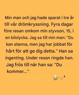 Hon valde en kryssning framför familjen – och förlorade allt när hon återvände