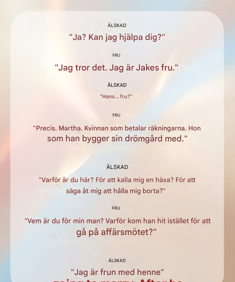 En oväntad knackning: Uppenbarelsen av en sanning som ingen av kvinnorna hade förväntat sig.