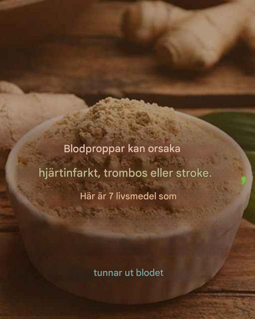 7 effektiva blodförtunnande livsmedel du behöver känna till