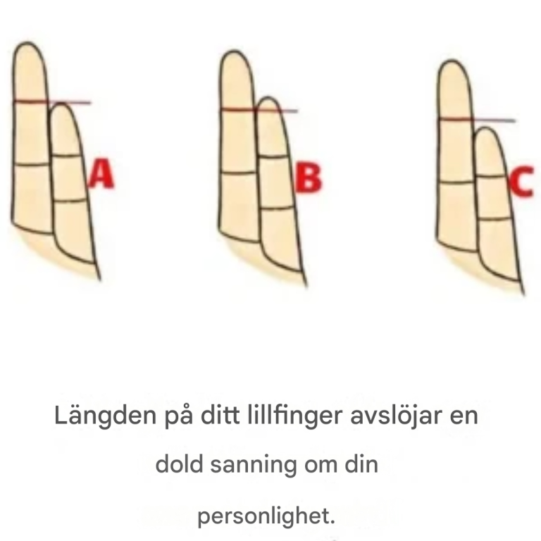 Längden på ditt lillfinger kan avslöja oväntade aspekter av din personlighet.