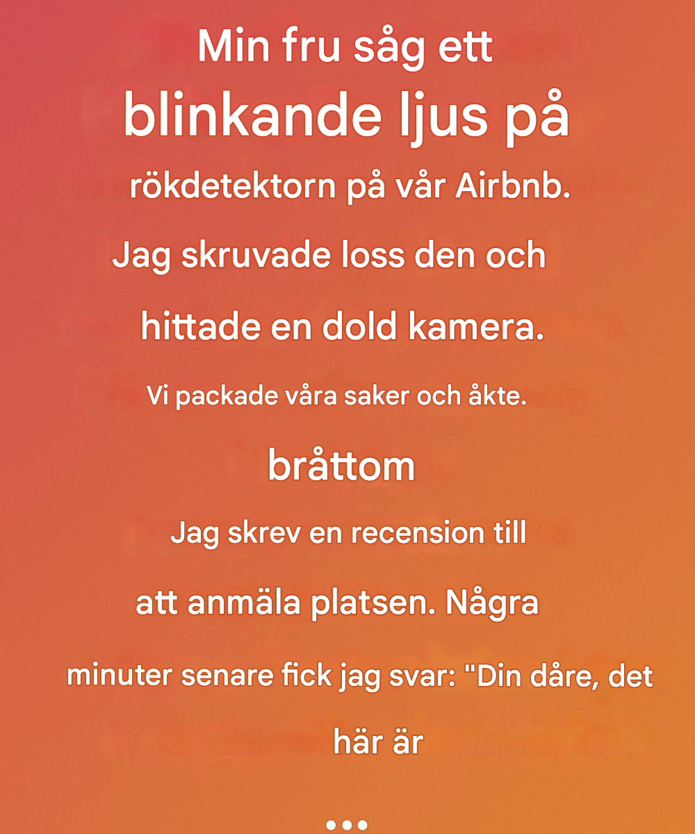 Den lilla detaljen som får oss att ompröva vårt beslut att stanna hemma