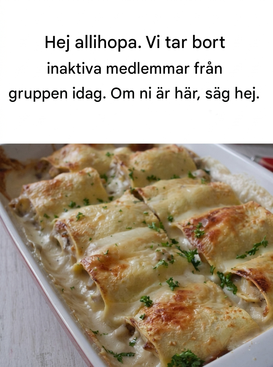 Hej allihopa. Vi tar bort inaktiva medlemmar från gruppen idag. Om ni är här, säg hej.