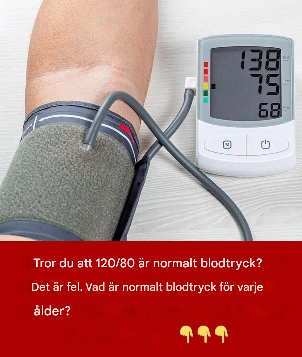 Vad är normalt blodtryck för varje åldersgrupp?