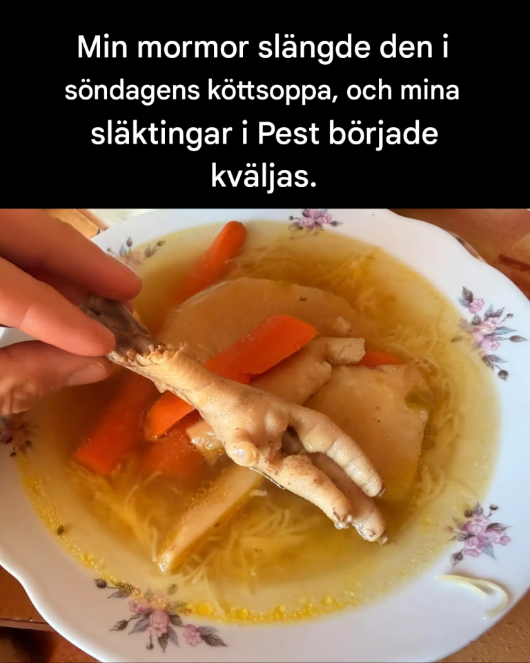 Min mormor slängde den i söndagens köttsoppa, och mina släktingar i Pest började kväljas.