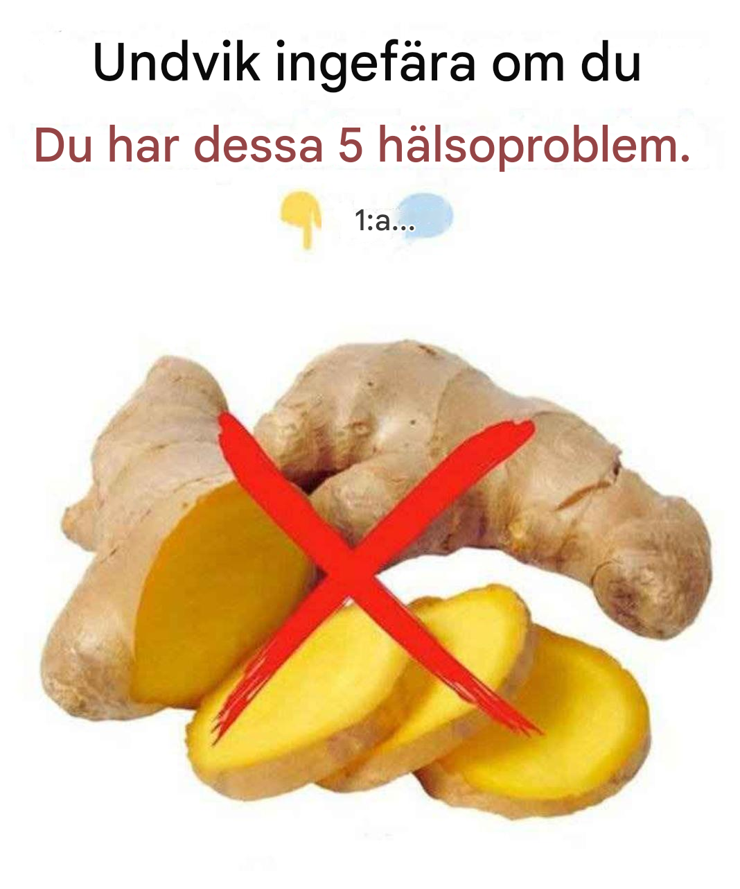 Undvik ingefärste om du har något av dessa hälsoproblem