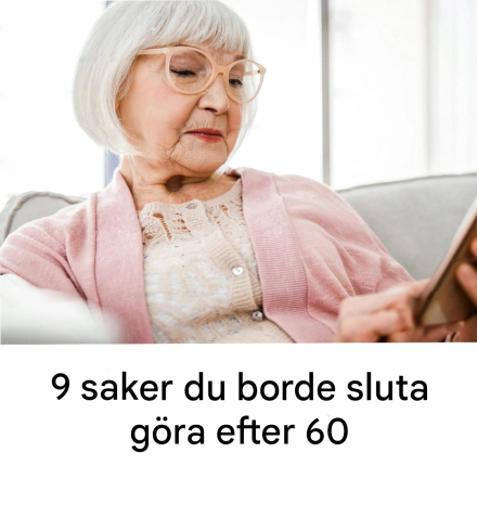 Livet börjar vid 60: 9 vanor att ge upp för att leva lättare