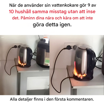 Du är förmodligen ett av de 9 av 10 hushåll som gör detta misstag med sin vattenkokare.