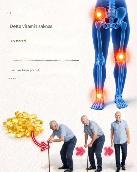 Det är viktigt för att lindra smärta i fötter och ben.