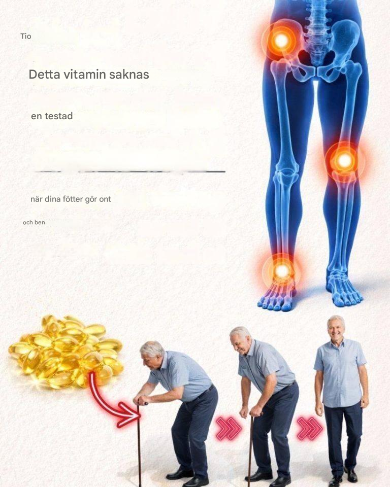 Det är viktigt för att lindra smärta i fötter och ben.