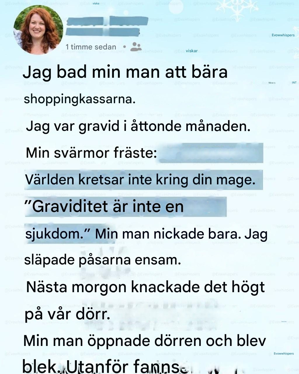 När min graviditet trivialiserades och en oväntad röst äntligen hördes