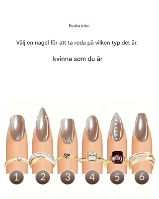 Vilken nagel tilltalar dig mest? Det avslöjar vilken typ av kvinna du är.