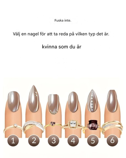 Vilken nagel tilltalar dig mest? Det avslöjar vilken typ av kvinna du är.