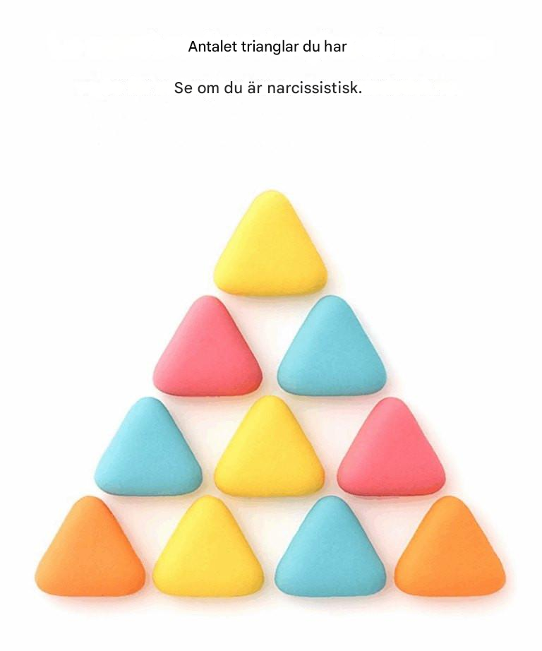 Antalet trianglar du ser avgör om du är narcissistisk.