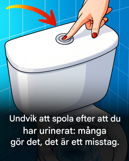Toalettspolning: varför inte spola varje gång?