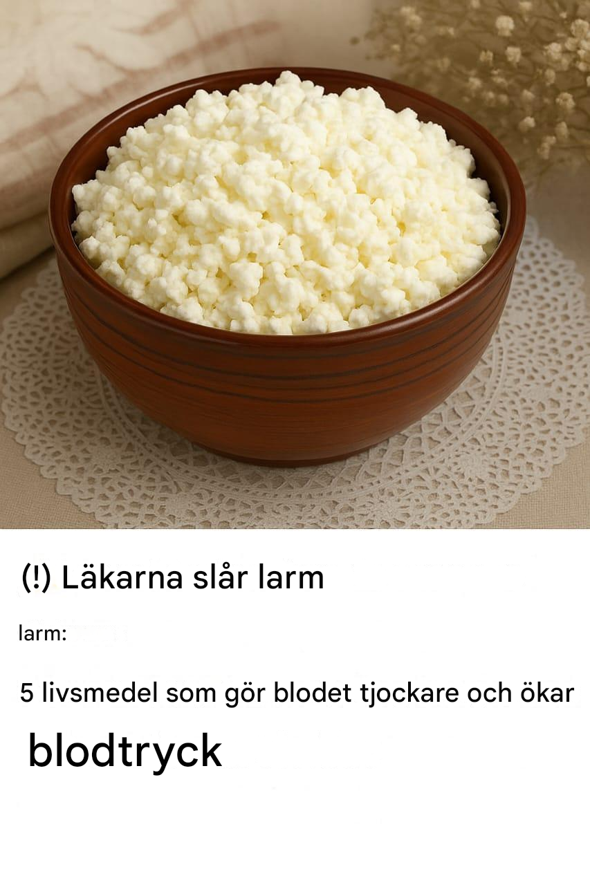 Läkare slår larm: 5 livsmedel som gör blodet tjockare och höjer blodtrycket