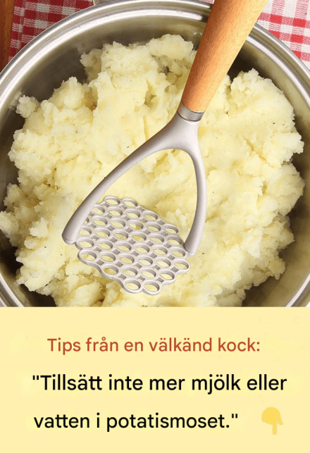 Den bäst bevarade hemligheten bakom krämig och god potatismos (det är INTE mjölk!)