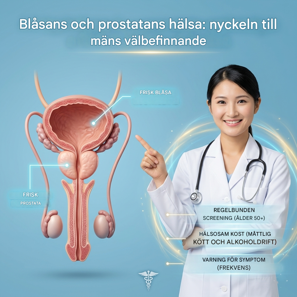 Blåsans och prostatans hälsa: nyckeln till mäns välbefinnande