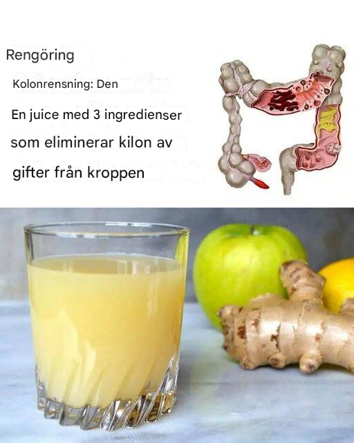3-ingrediensjuicen som eliminerar kilon av gifter från kroppen