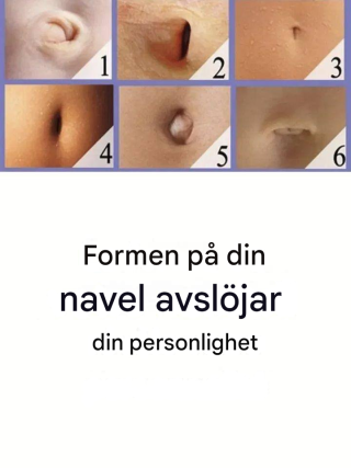 Formen på din navel säger mer om dig än du tror 👀✨(se kommentarer)👇