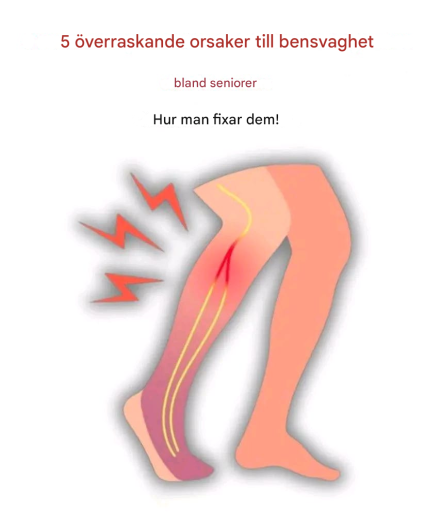 5 överraskande orsaker till bensvaghet hos äldre – och hur man åtgärdar dem!